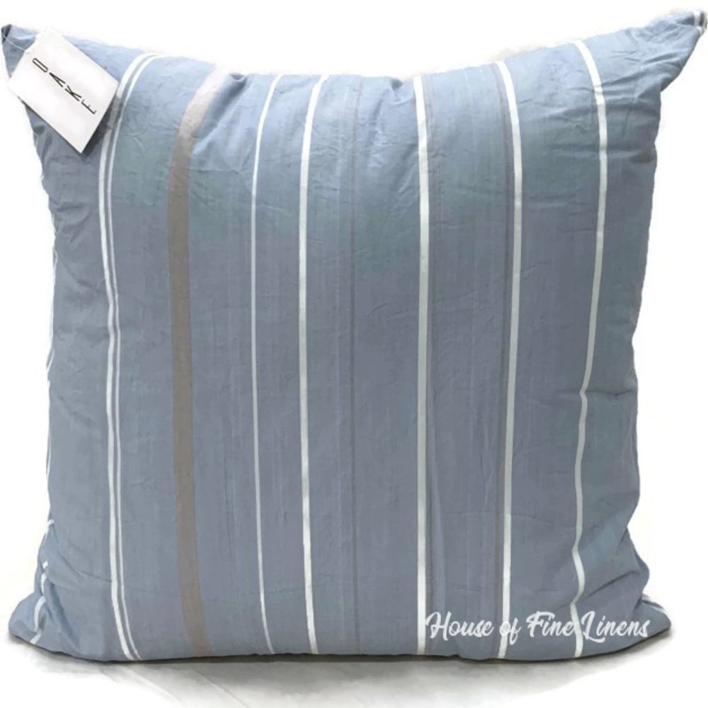Bloomingdale's Oake Astor Collection Decorative Pillow 18" x 18" Ocean Blue